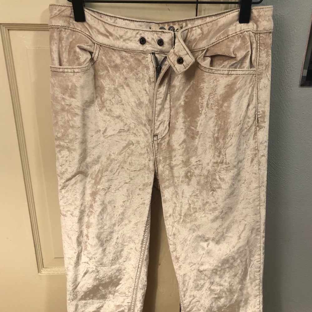 Velvet Skinny Pants